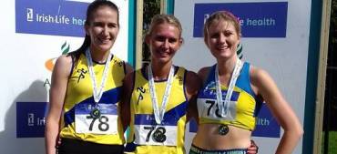 North Down AC ladies secure silver medals at AAI National Road Relay Championships!
