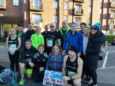 Team SGR Mark the 40th Dublin Marathon in Style
