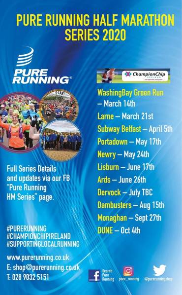 Pure Running Half Marathon Series Dates