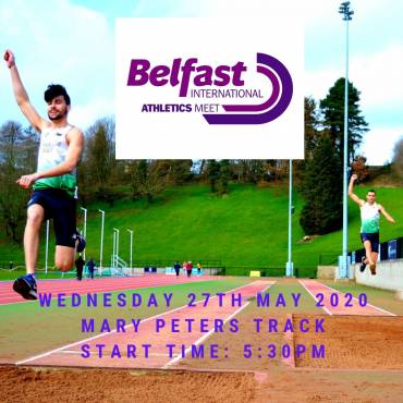 Belfast International Meet at the Mary Peters Track, Wednesday 27th May