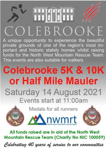 Colebrooke 5k 10k and Half Mile Mauler